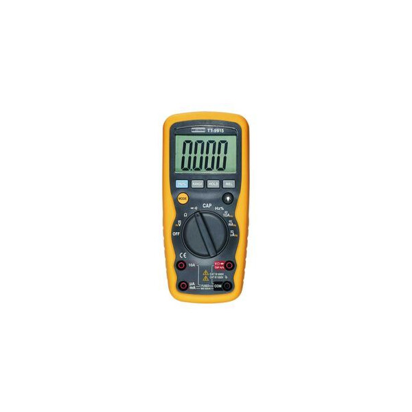 Multimètre numérique portable TT9915 - 4000 points, précision de 0.5%, 1000V, 10A AC/DC - Turbotech - Turbotech - TT9915