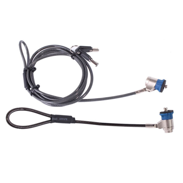 Kit antivol double ancrage avec option pass - Uniformatic - 93083