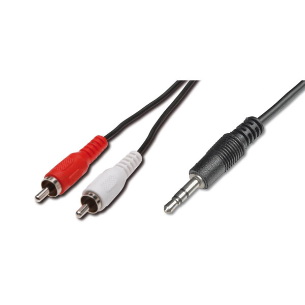 Cordon audio minijack/rca 3m - Uniformatic - 40273