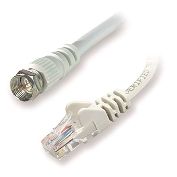 Cordon tv rj45->type f ma 0.5m - Uniformatic - 40910