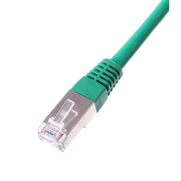 Cord rj cat5 ftp pvc vert 3m - Uniformatic - 20303