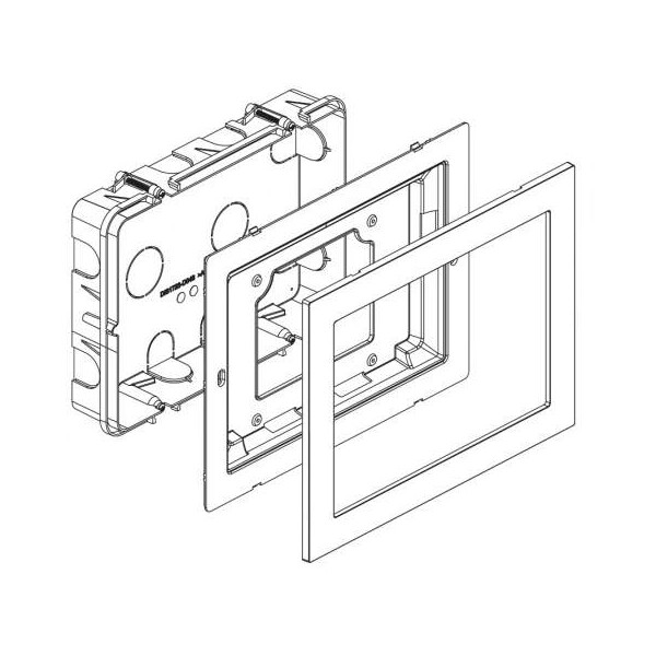 Boite encastr moniteur note 2 (20304) - Urmet - 1723/60