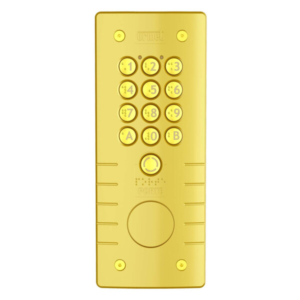 Clavier 22 codes zamac champ (20732) - Urmet - CE20ZC54