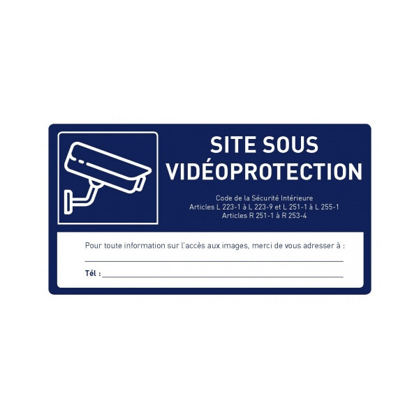 Etiquette videoprotection (21146) - Urmet - 1090/ETI