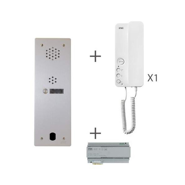 Kit audio 1r 1bp 2 voice programmé (20266) - Urmet - KA83/101