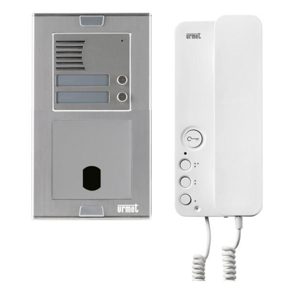 Kit audio sinth alu 2bp 2v programme (21673) - Urmet - KASA83/02