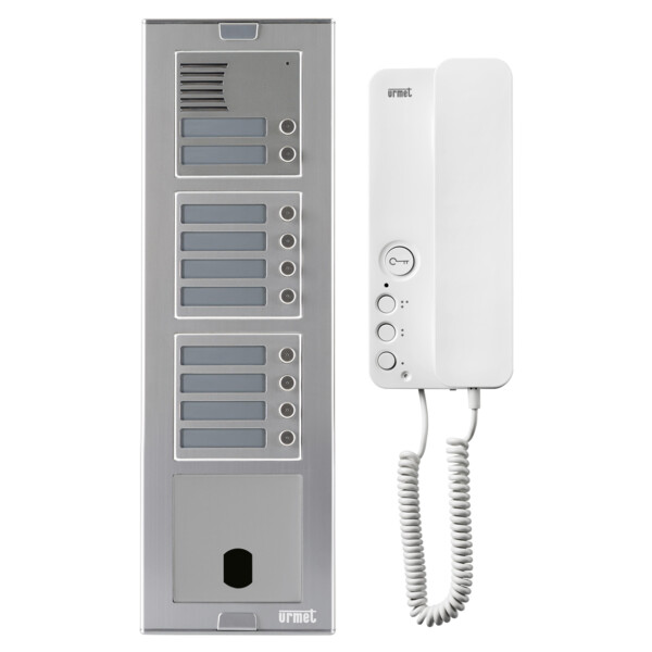 Kit audio sinth alu 10bp 2v programme (21681) - Urmet - KASA83/10