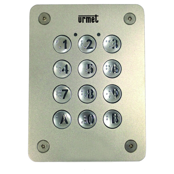  clavier 12 touches 2f inox encastre (19852) - Urmet - 16074102