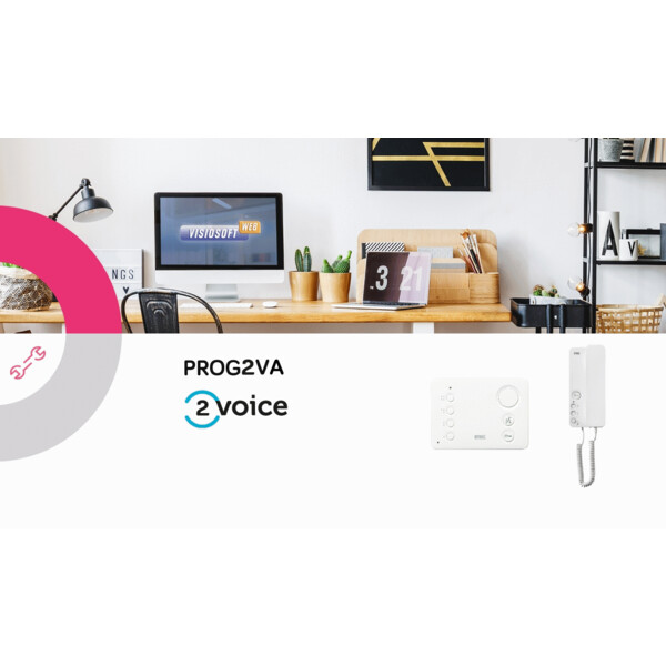 Prog poste audio 2voice (20722) - Urmet - PROG2VA