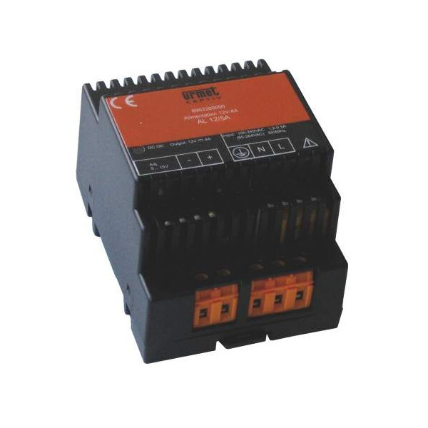 Alim 12vcc/5a regulée 4 modules (9820) - Urmet - AL12/5A