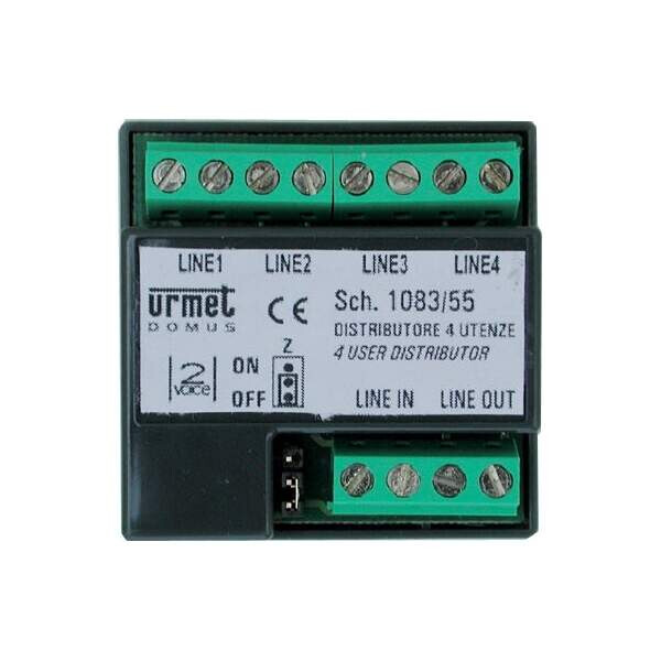Derivateur video 4s 2voice (19974) - Urmet - 1083/55