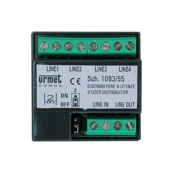 Derivateur video 4s 2voice (19974) - Urmet - 1083/55