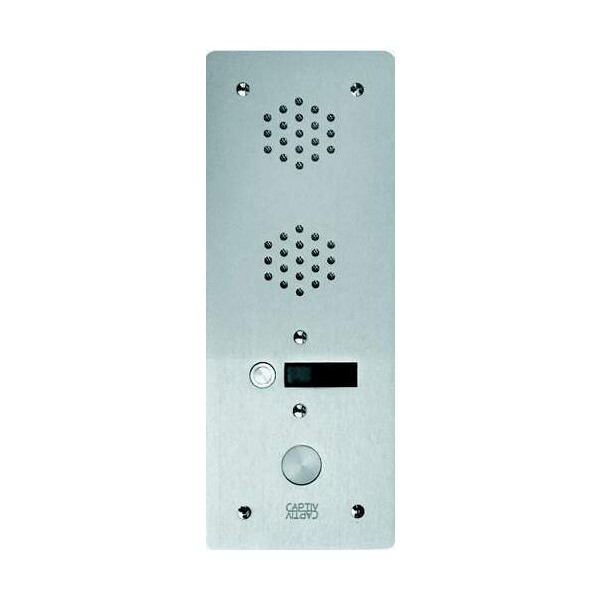 Plaque a.v alu 6mm 1r 01bp (405) - Urmet - 7771/1