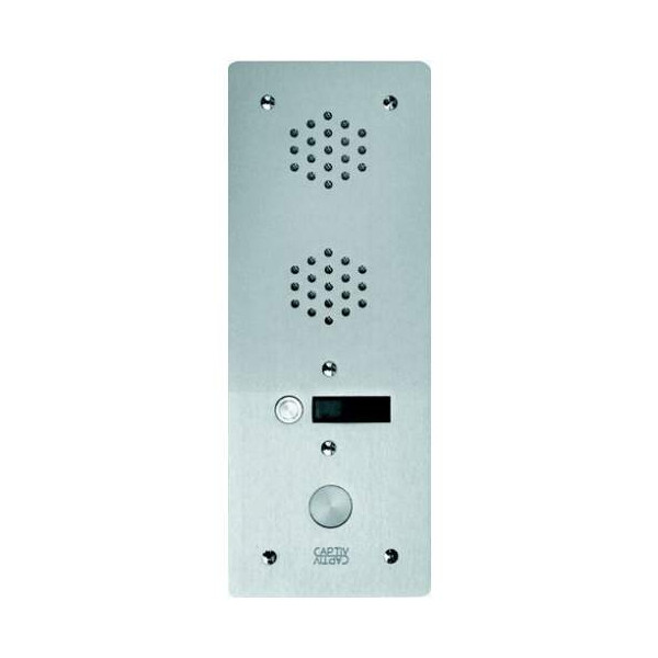 Plaque a.v alu 6mm 1r 01bp (405) - Urmet - 7771/1