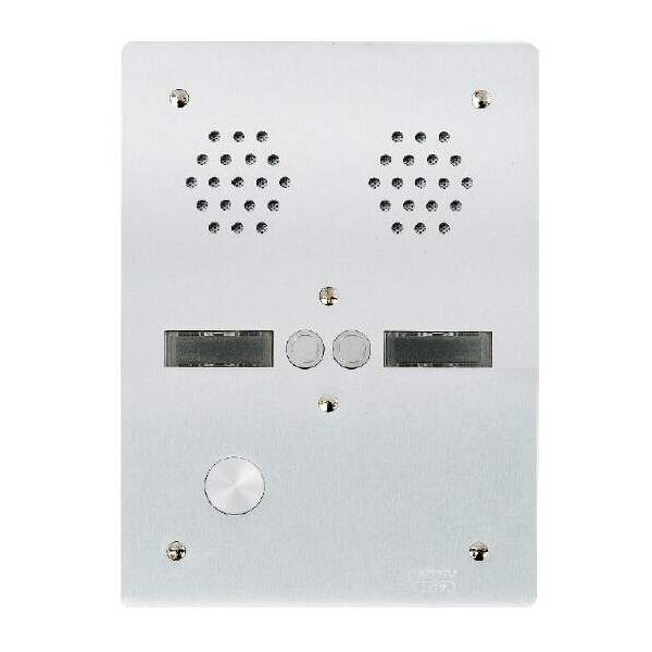 Plaq alu 6mm 2r 2bp (5899) - Urmet - 7772/2