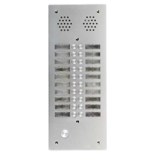 Plaque a.v alu 6mm 2r 20bp (413) - Urmet - 7772/20