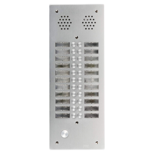 Plaque a.v alu 6mm 2r 22bp (414) - Urmet - 7772/22
