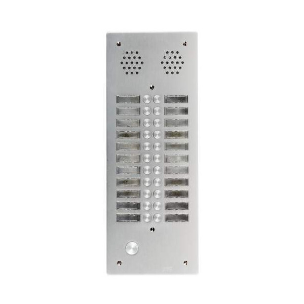 Plaque a.v alu 6mm 2r 22bp (414) - Urmet - 7772/22