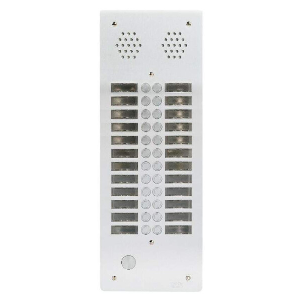 Plaque a.v alu 6mm 2r 24bp (415) - Urmet - 7772/24