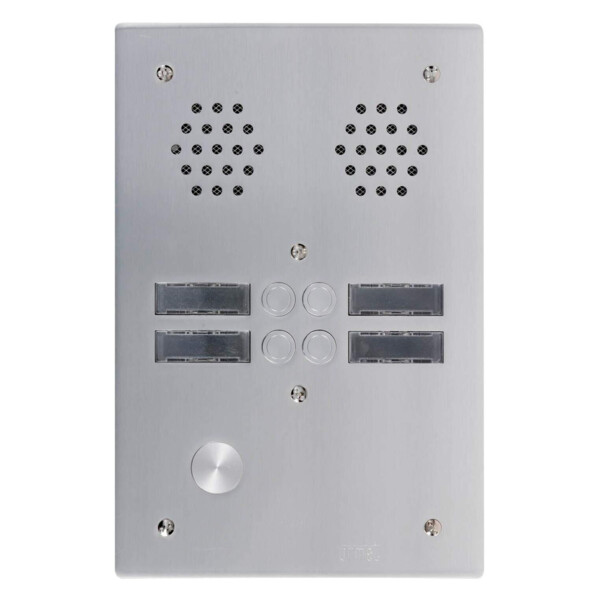 Plaque a.v alu 6mm 2r 04bp (417) - Urmet - 7772/4