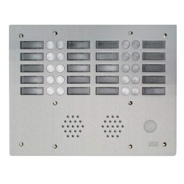 Plaque a.v alu 6mm 4r 20bp (420) - Urmet - 7774/20