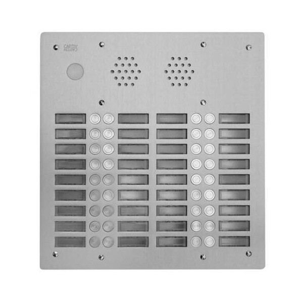 Plaque a.v alu 6mm 4r 28bp (422) - Urmet - 7774/28