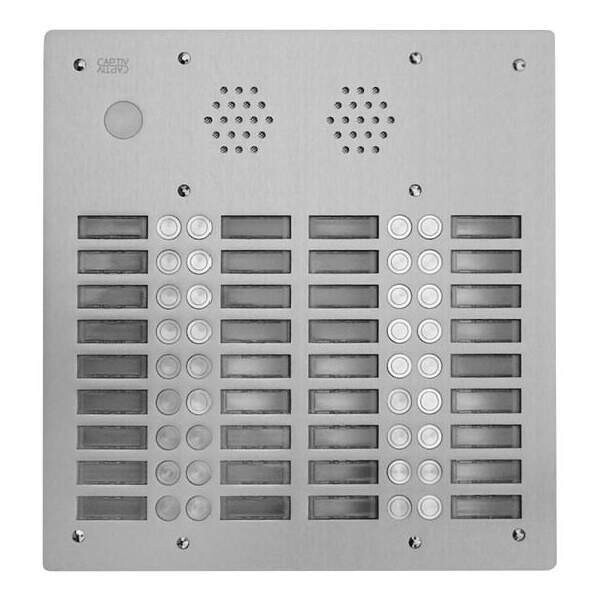 Plaque a.v alu 6mm 4r 28bp (422) - Urmet - 7774/28
