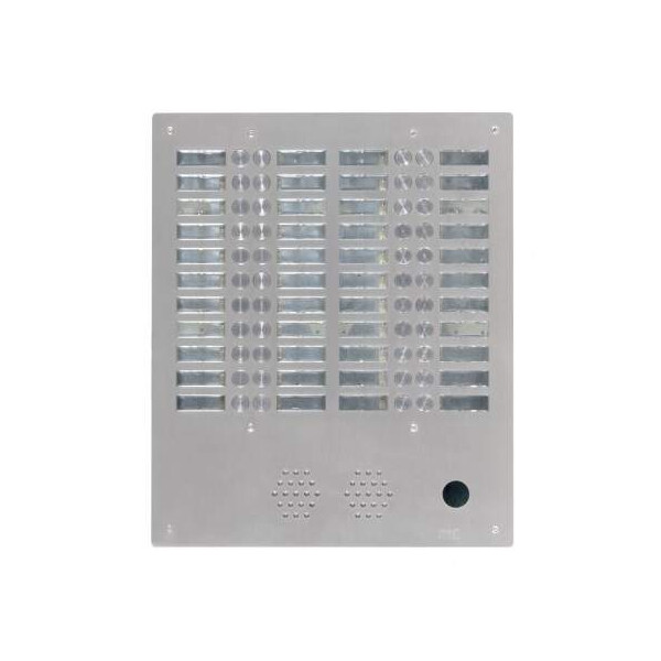 Plaque a.v alu 6mm 4r 44bp (426) - Urmet - 7774/44