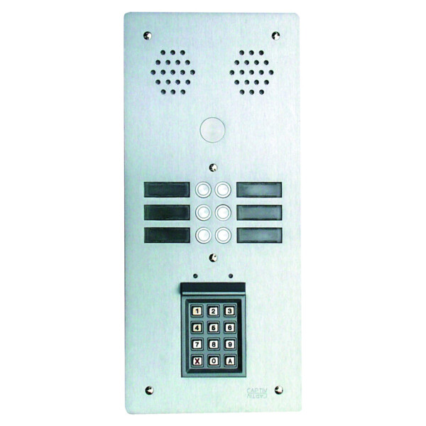 Plaq alu 6mm 2r 6t + s30 ecla (6916) - Urmet - 7772/6C
