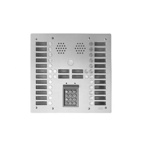 Plaq alu 6mm 4r 32t + s30 ecla (6934) - Urmet - 7774/32C