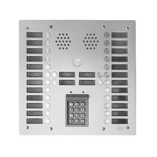 Plaq alu 6mm 4r 32t + s30 ecla (6934) - Urmet - 7774/32C