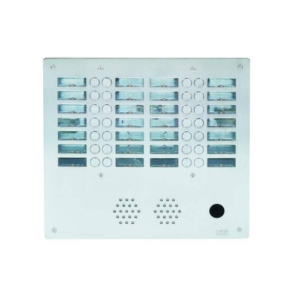 Plaque inox 28bp 4r ptt (5484) - Urmet - AX4028