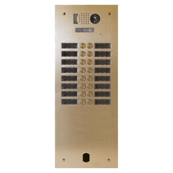 Plaq video alu 2r 16 bp 2voice champagne (20650) - Urmet - V83/216CH