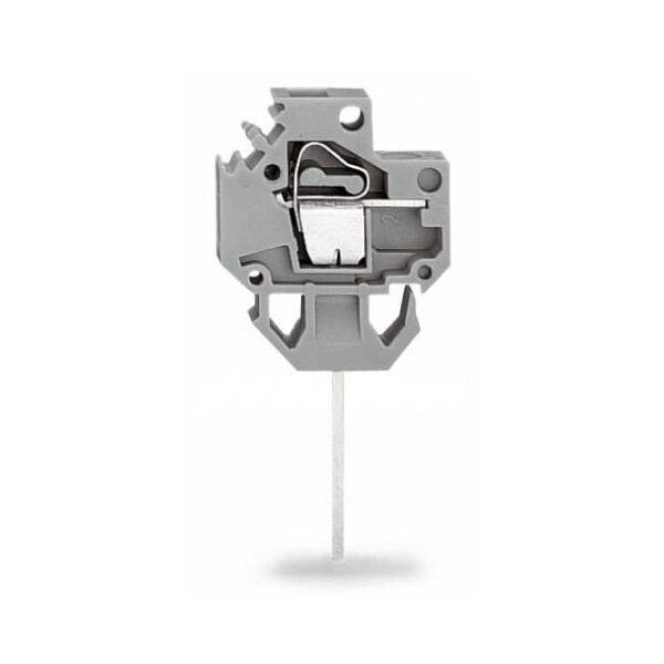 Borne traversante modulaire 4 mm² / wrapping 0.8x1.6 / tôle ep=2,5 mm - Wago - 226113