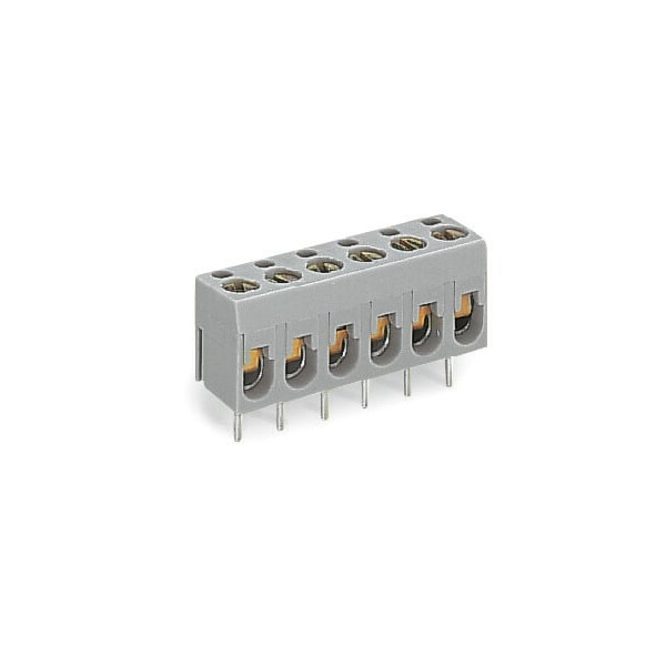 Borne de raccordement modulaires avec protection 3 pôles pas 10 mm / gris - Wago - 237146