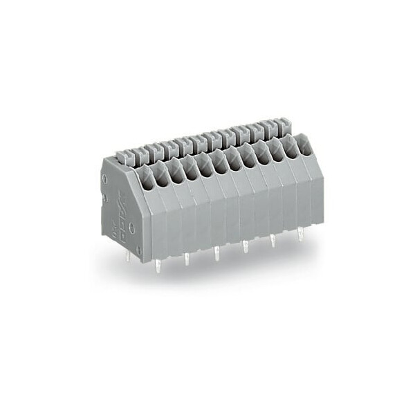 Barrette à bornes 7 pôles / pas 2,54 - Wago - 250407