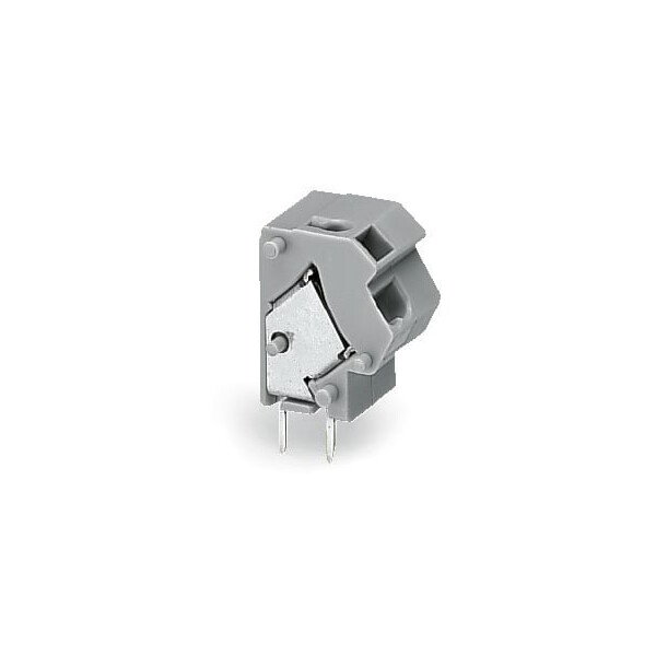 Borne ci 2c 0.75 mm² / pas 10-10,16 mm / gris foncé - Wago - 254822
