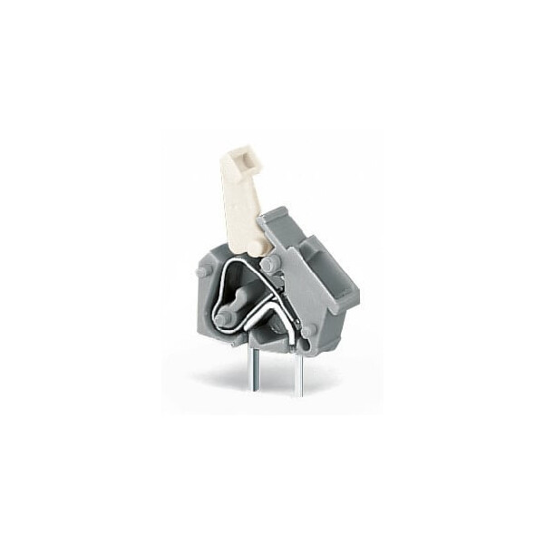 Borne modulaire pour ci  bouton-poussoir 2,5mm² pas 5/5.08mm 1 pôle, vert clair - Wago - 256747/332000