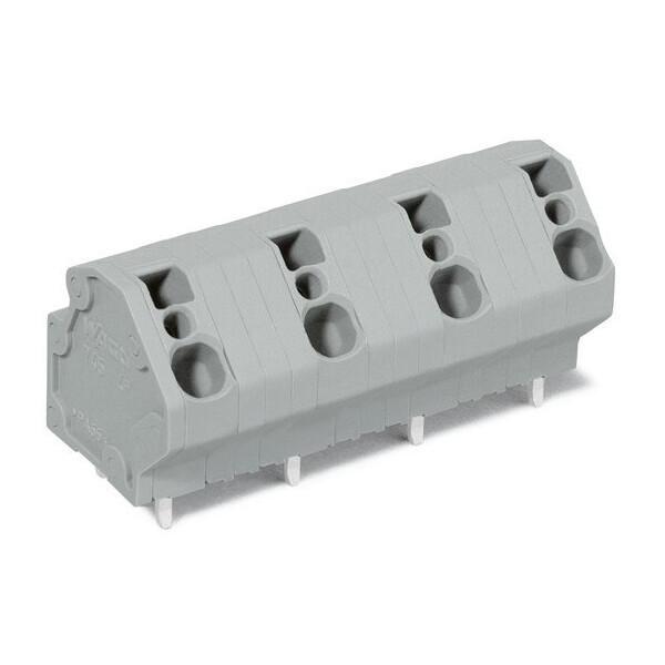 Borne pour ci  4mm² pas12.5mm 8 pôles, gris - Wago - 7453258