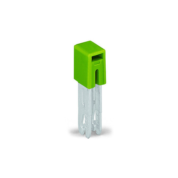 Contact de pontage horizontal isolé / vert-jaune - Wago - 280422