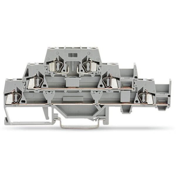 Borne 3 etage/passage pour rail ts 35 - Wago - 280889