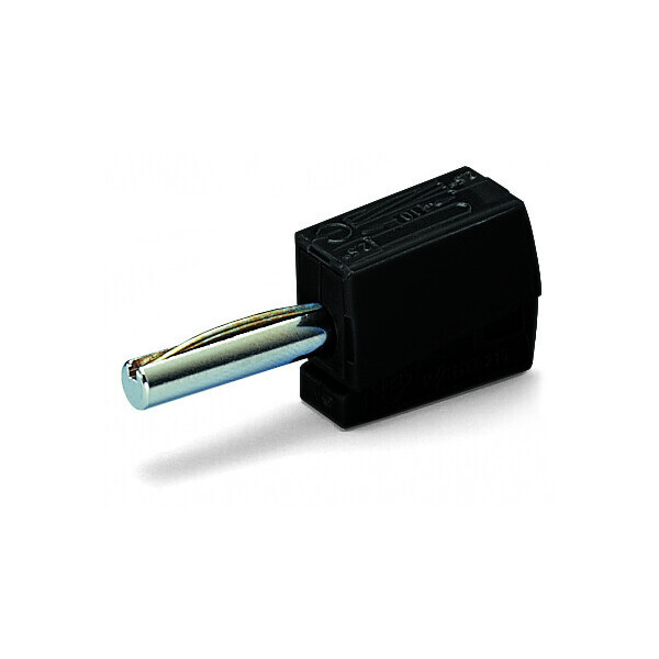 Fiche banane 4 mm² / noir - Wago - 215311