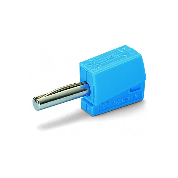 Fiche banane 4 mm² / bleu - Wago - 215711