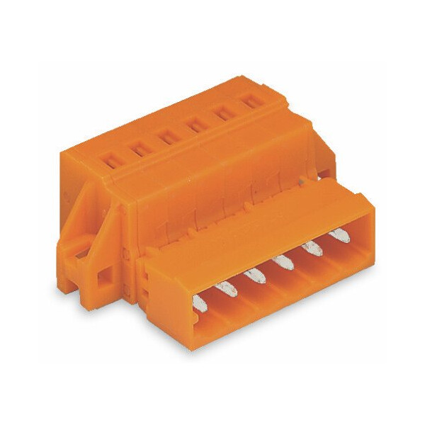 Connecteur mâle ress.cage av. bride 5,08 mm - Wago - 231634/019000