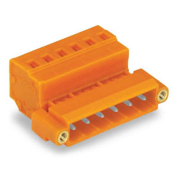 Connecteur mâle pour 1 conducteur orange - Wago - 231644/109000