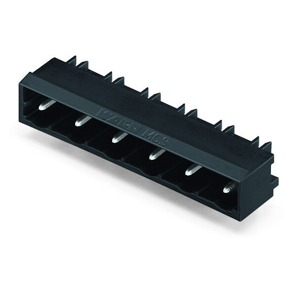 Connecteur mâle 2 pôles coudé avec la technique reflow - Wago - 231832/001000/105