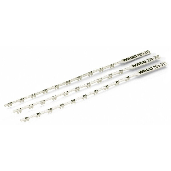 Tige 10 repérages 'p' horizontal - Wago - 209316