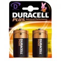 Blister de 2 Piles Alcaline D/LR20 1,5 V Duracell Plus