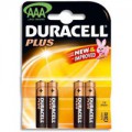 Pack de 4 Piles Alcaline Duracell Plus Power LR03 AAA – 1,5 V