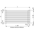 Radiateur tubulaire Acova Fassane ACAPSXD-059-070